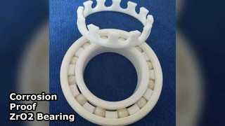 Vòng bi gốm ZrO2 35x72x17mm Chống ăn mòn